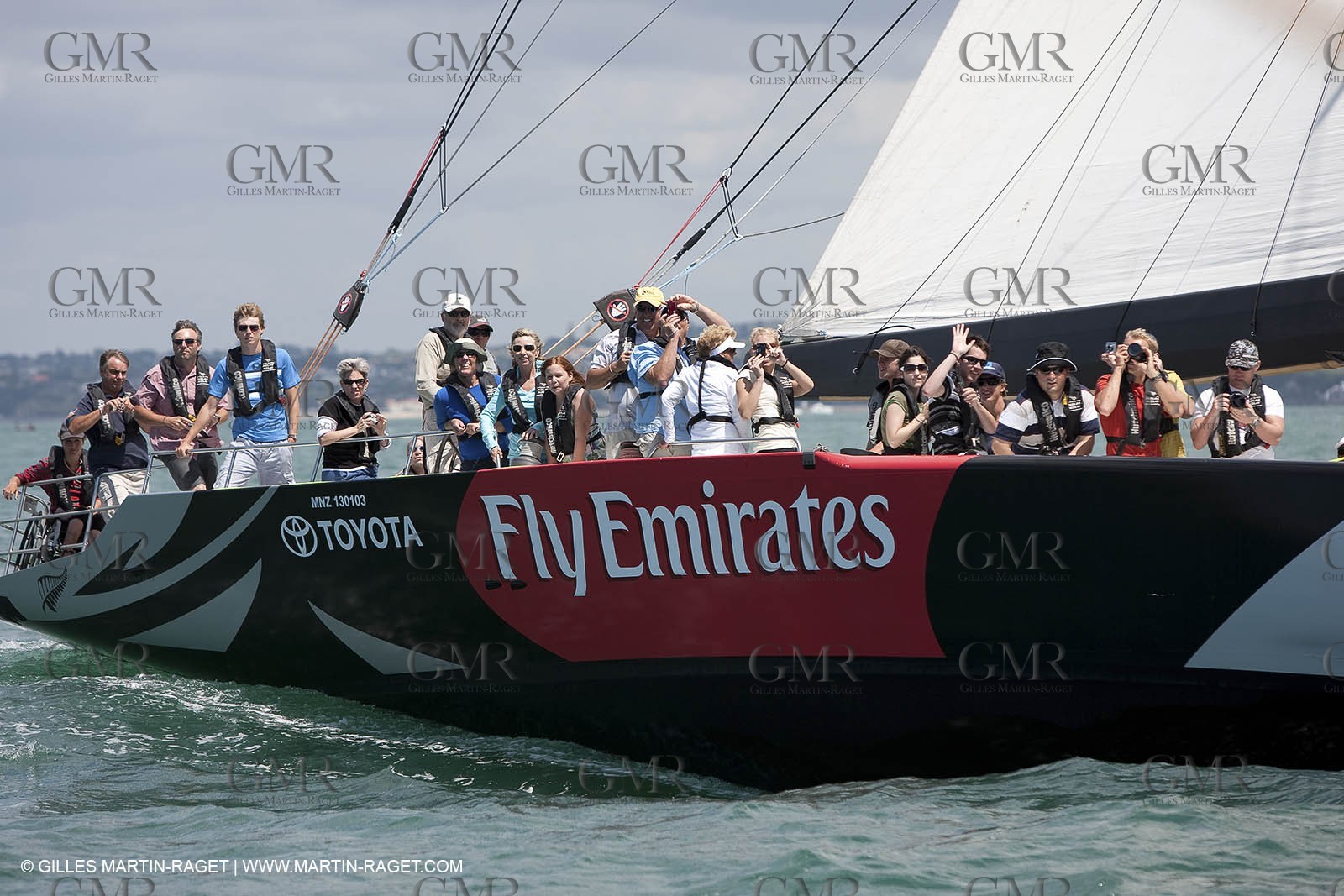 29 01 2009 - Auckland (NZL) - Louis Vuitton Pacific Series - BMW ORACLE Racing - Training