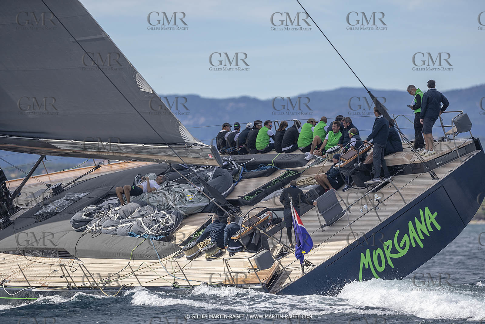02 10 2022, Saint-Tropez (FRA,83), Voiles de Saint-Tropez 2022,  entraînement des maxis
