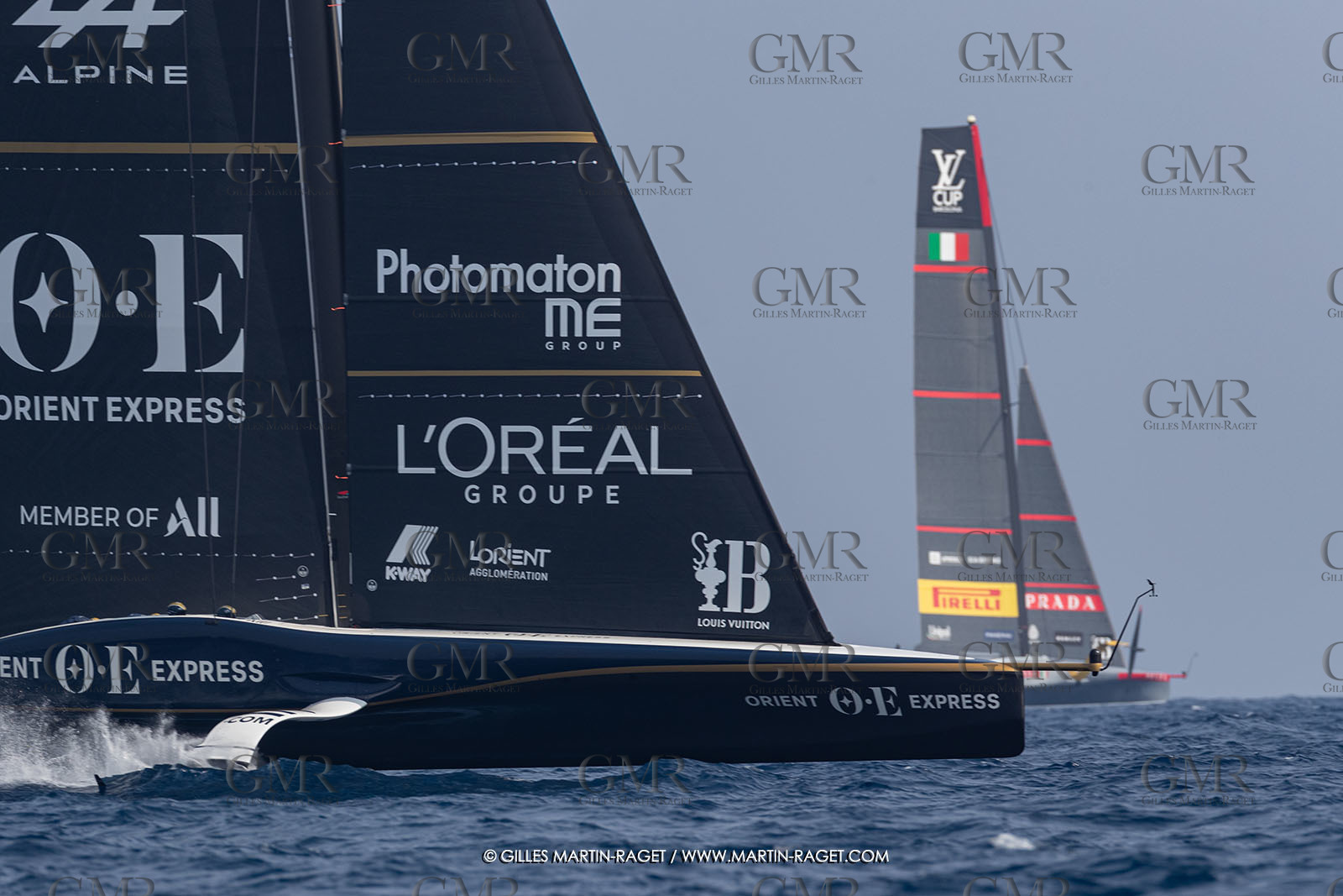 22 08 2024, Barcelona (ESP), Louis Vuitton 37th America's Cup, Louis Vuitton Preliminary Regatta, Race Day 1