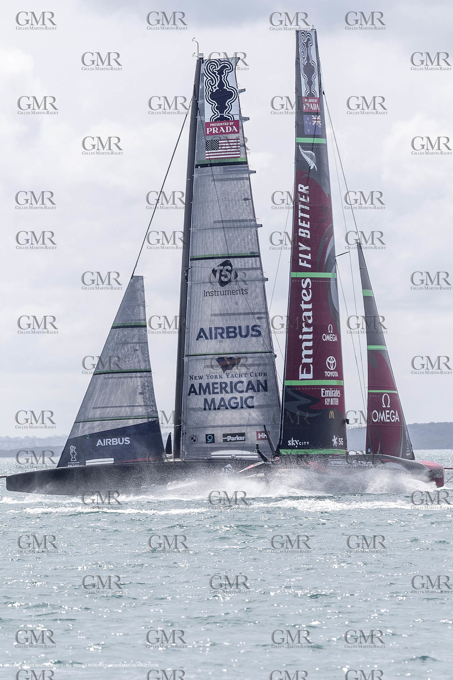 08 12 2020 - Auckland (NZL) - 36th America's Cup - Practice Sessions - Day 1
