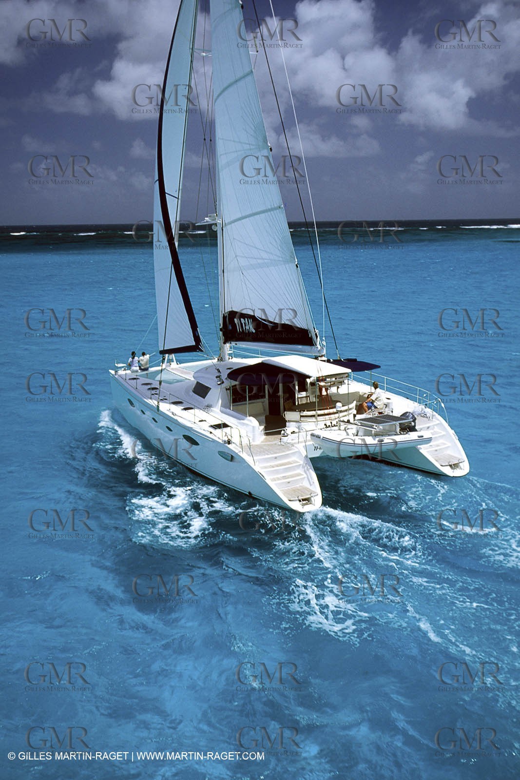 Cruising multihull sailing
