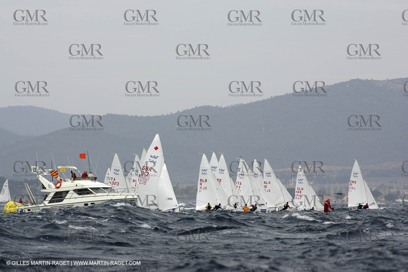 Semaine Olympique Française de Voile 2005 - Jour 1 - 470