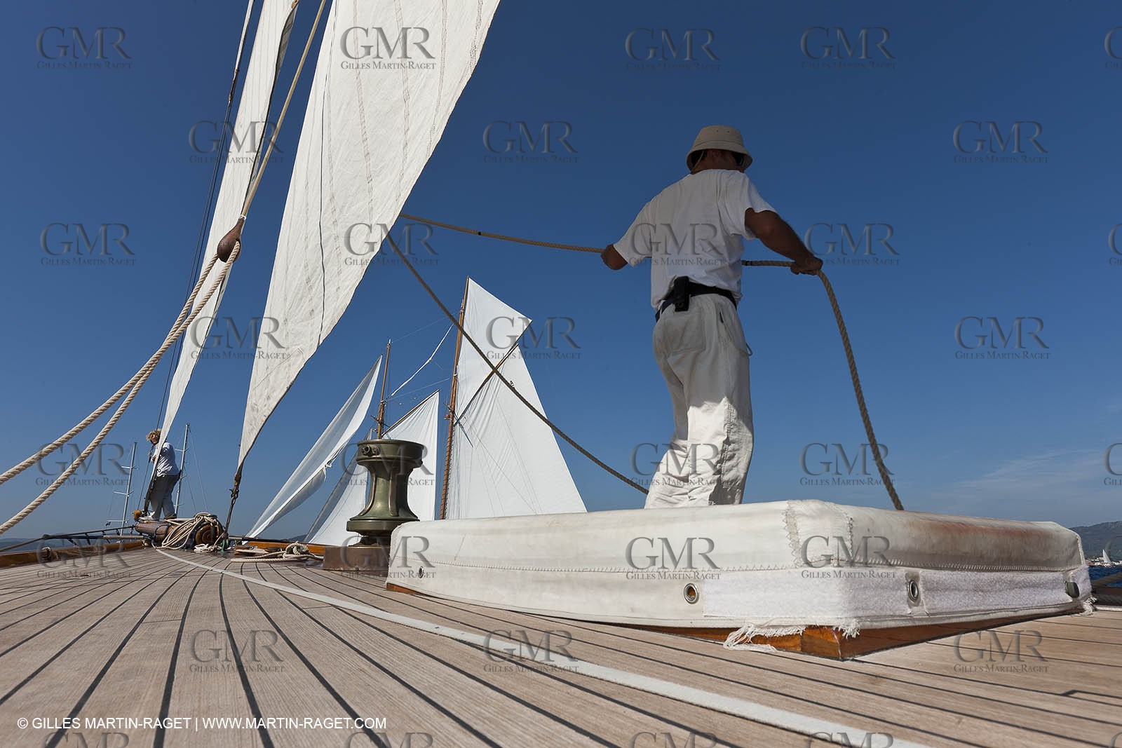 01 10 2011 - Saint Tropez (FRA,13) - Voiles de Saint Tropez 2011 - Classic Yachts - Day 5 - Onboard Mariquita