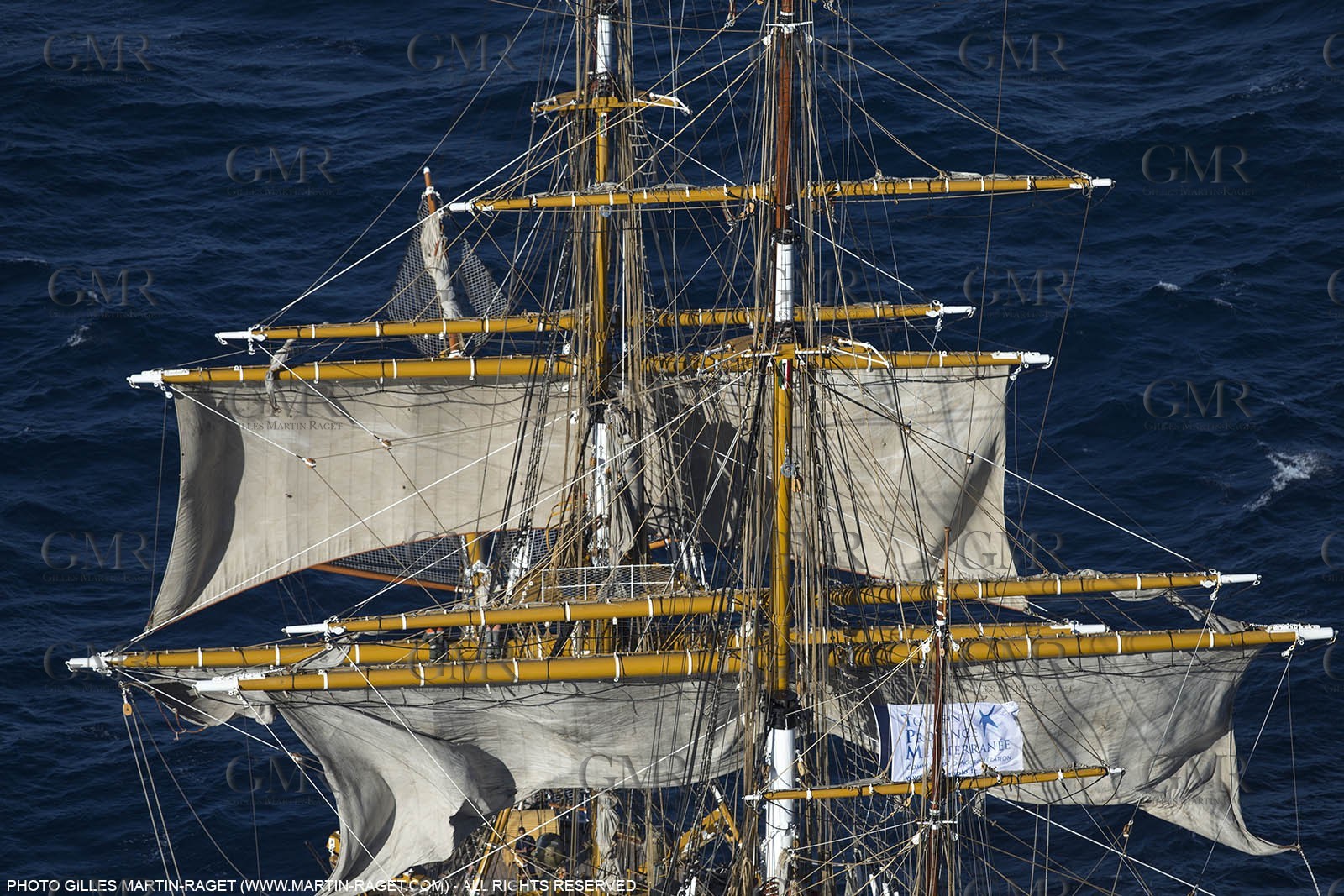 30 09 2013 - Toulon (FRA,83) - Toulon Voiles de Légende - Start towards La Spezia - Amerigo Vespucci