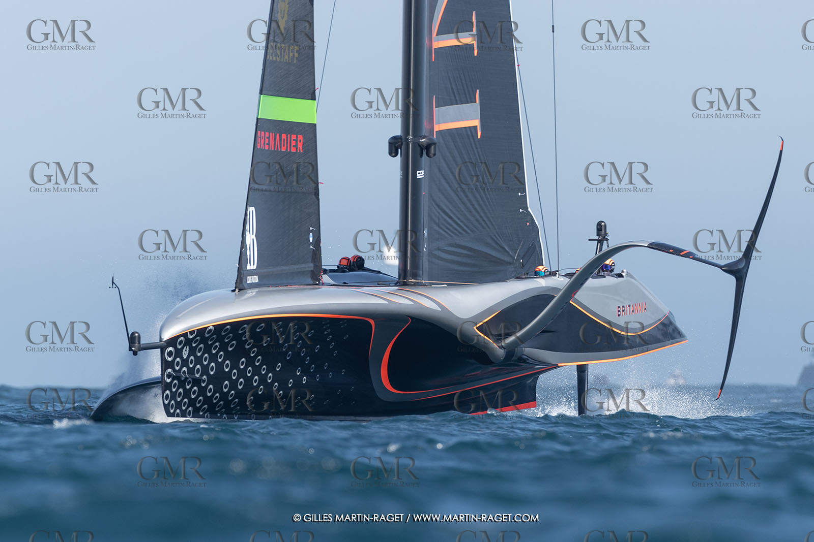 26 09 2024, Barcelona (ESP), 37th America's Cup, Louis Vuitton Cup Final, Race Day 1