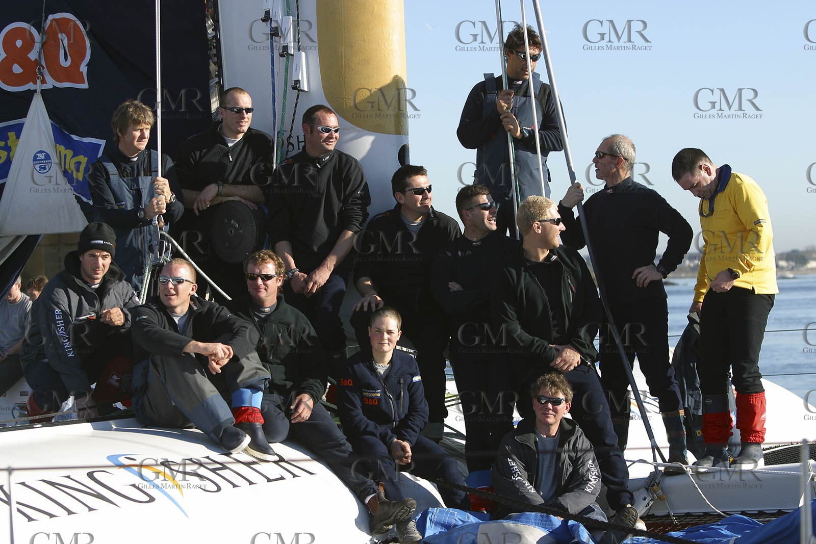Kingfisher II - Jules Verne Trophy 2002 start - Brest
