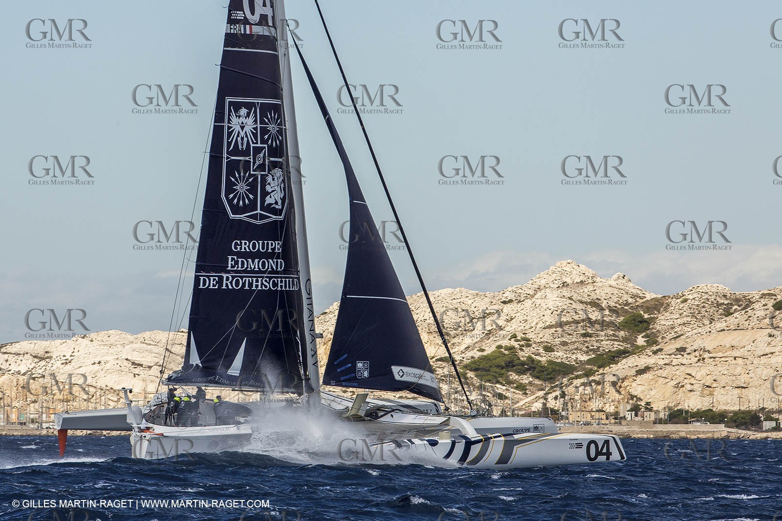 24 09 2012 - Marseille (FRA,13) - Match race France 2012 - Arrivée des MOD 70 du  Tour de l'Europe