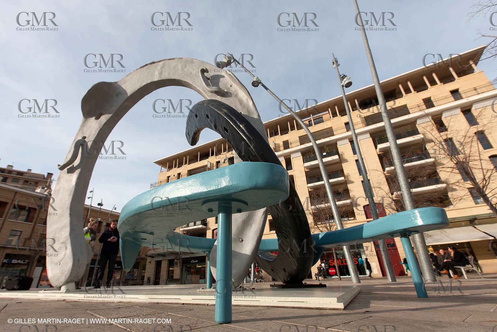 12 01 2013 - Aix en Provence (FRA,13) - Marseille Provence 2013,European  Capitale of Culture, L'Art à l'endroit (art in the place), Mark Handforth piece