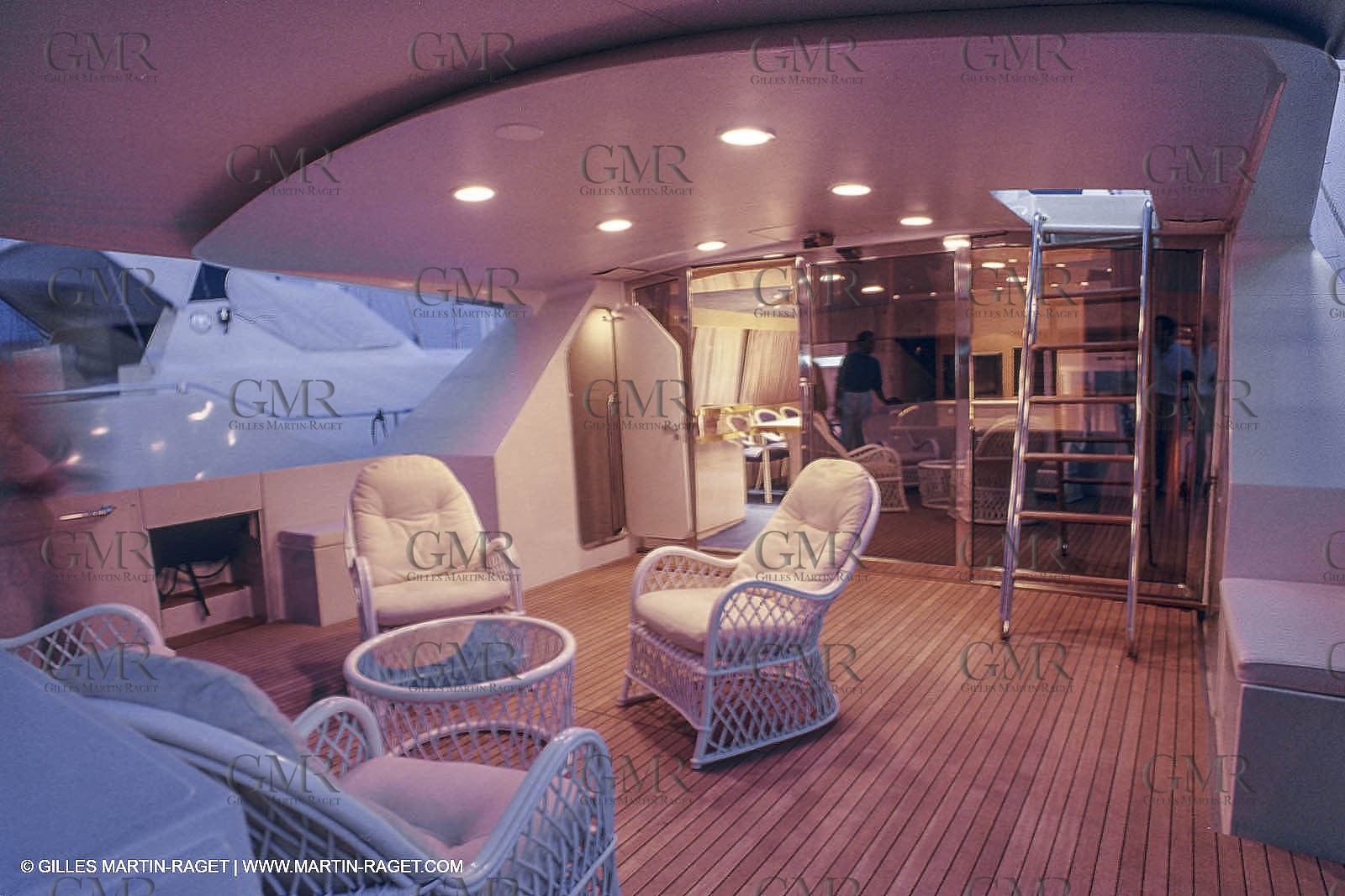 Inside Super Motor Yacht