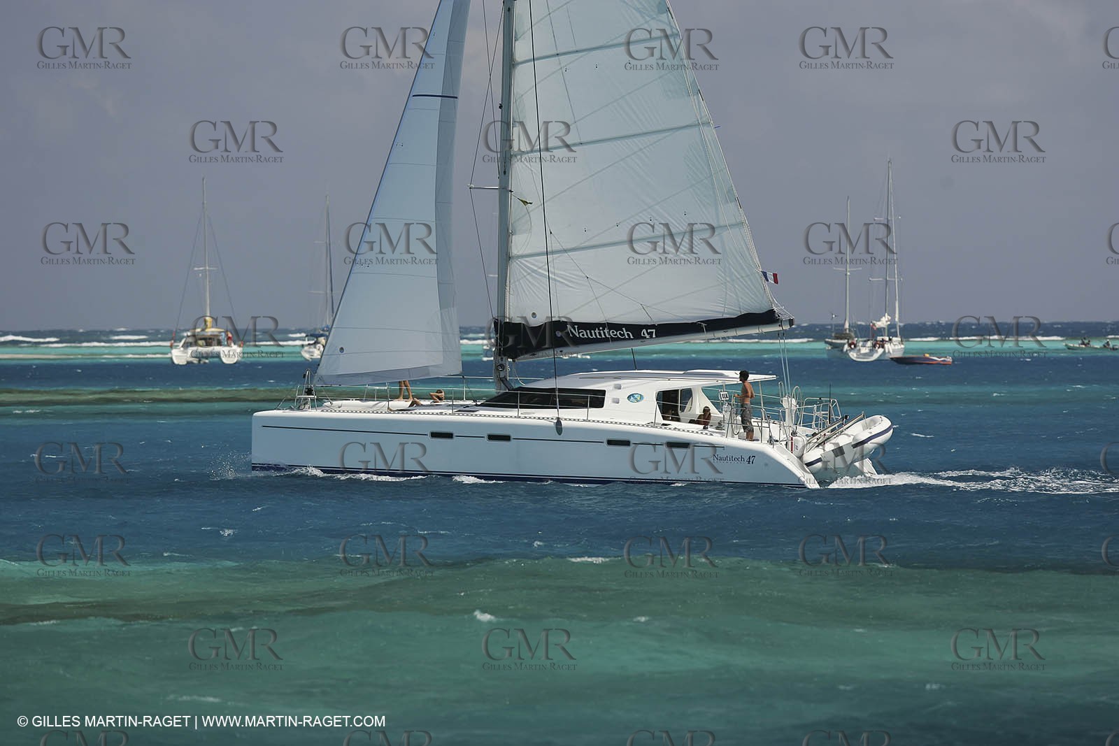 Cruising multihull sailing