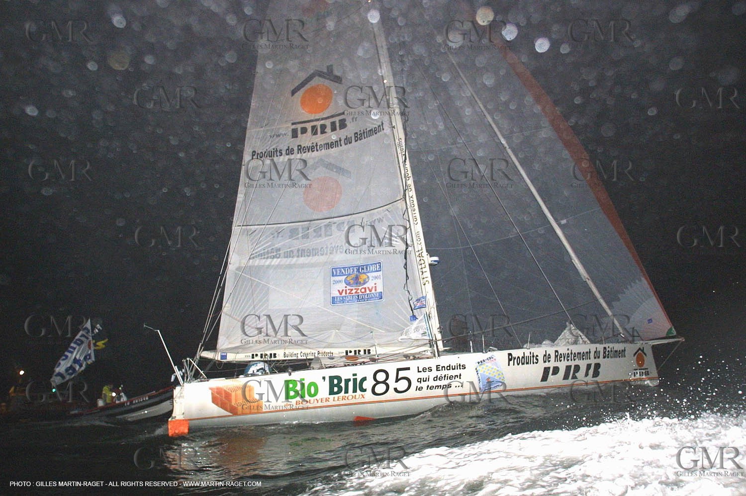 Vendée Globe 2000 - Arrival - Michel Desjoyeaux - Winner