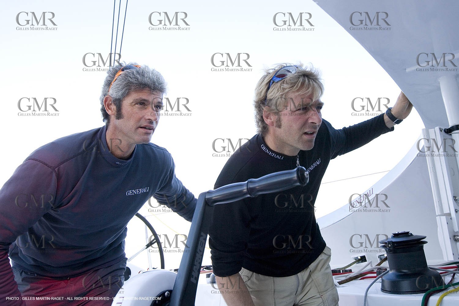 11 10 2007 - Bénodet (Fra, 29) - Monocoques IMOCA - Transat Jacques Vabre - onboard GENERALI with Yann Eliès and Sebastien Audigane