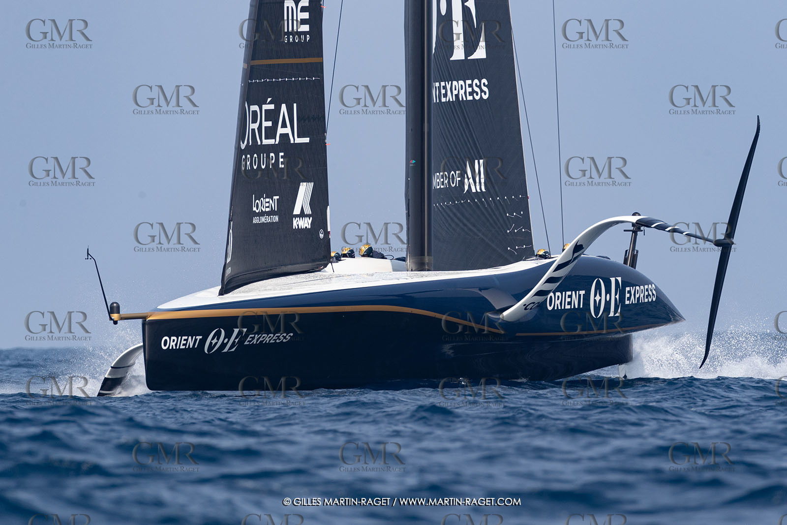 22 08 2024, Barcelona (ESP), Louis Vuitton 37th America's Cup, Louis Vuitton Preliminary Regatta, Race Day 1