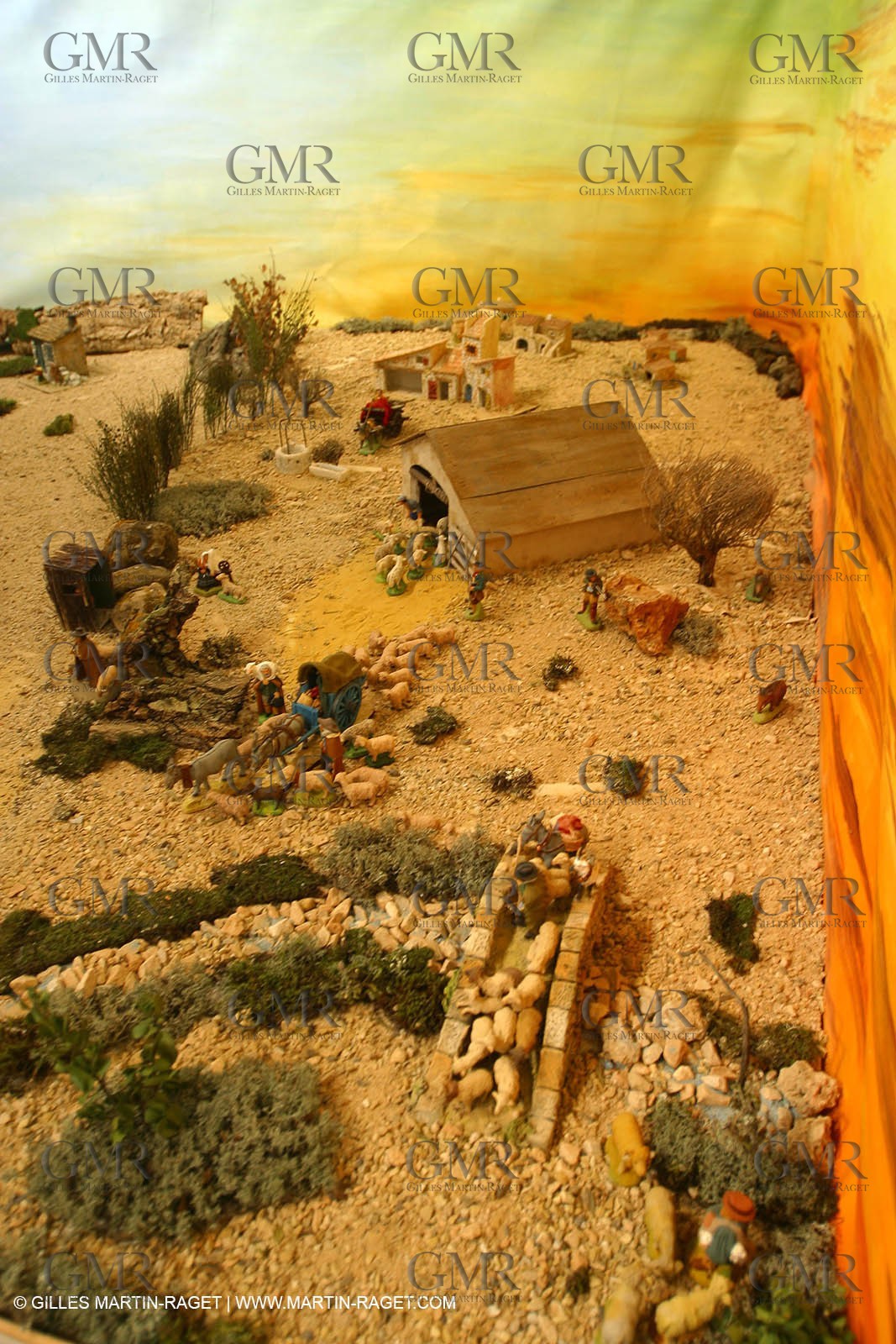 Great crib from les Saintes Maries de la mer (FRA, 13) for Christmas, December 2010