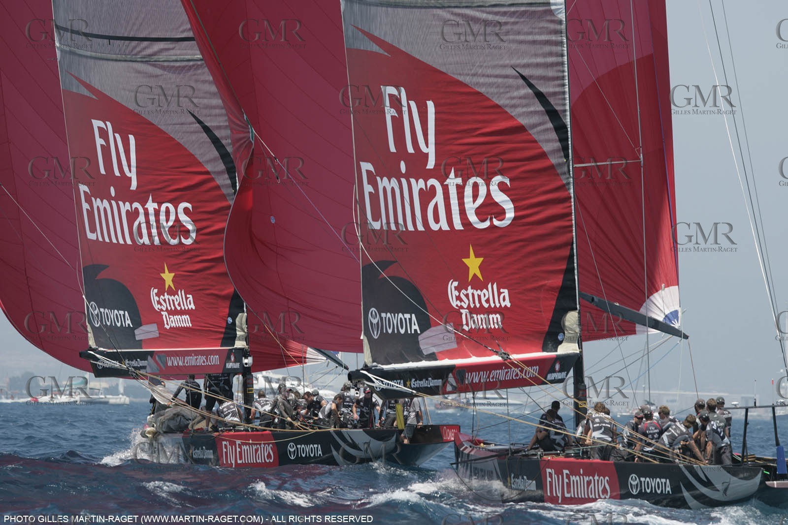 29 06 2007-Valencia (Spain)- 32nd America's Cup - Final Match - Day 5 - Alinghi vs Emirates Team New Zealand