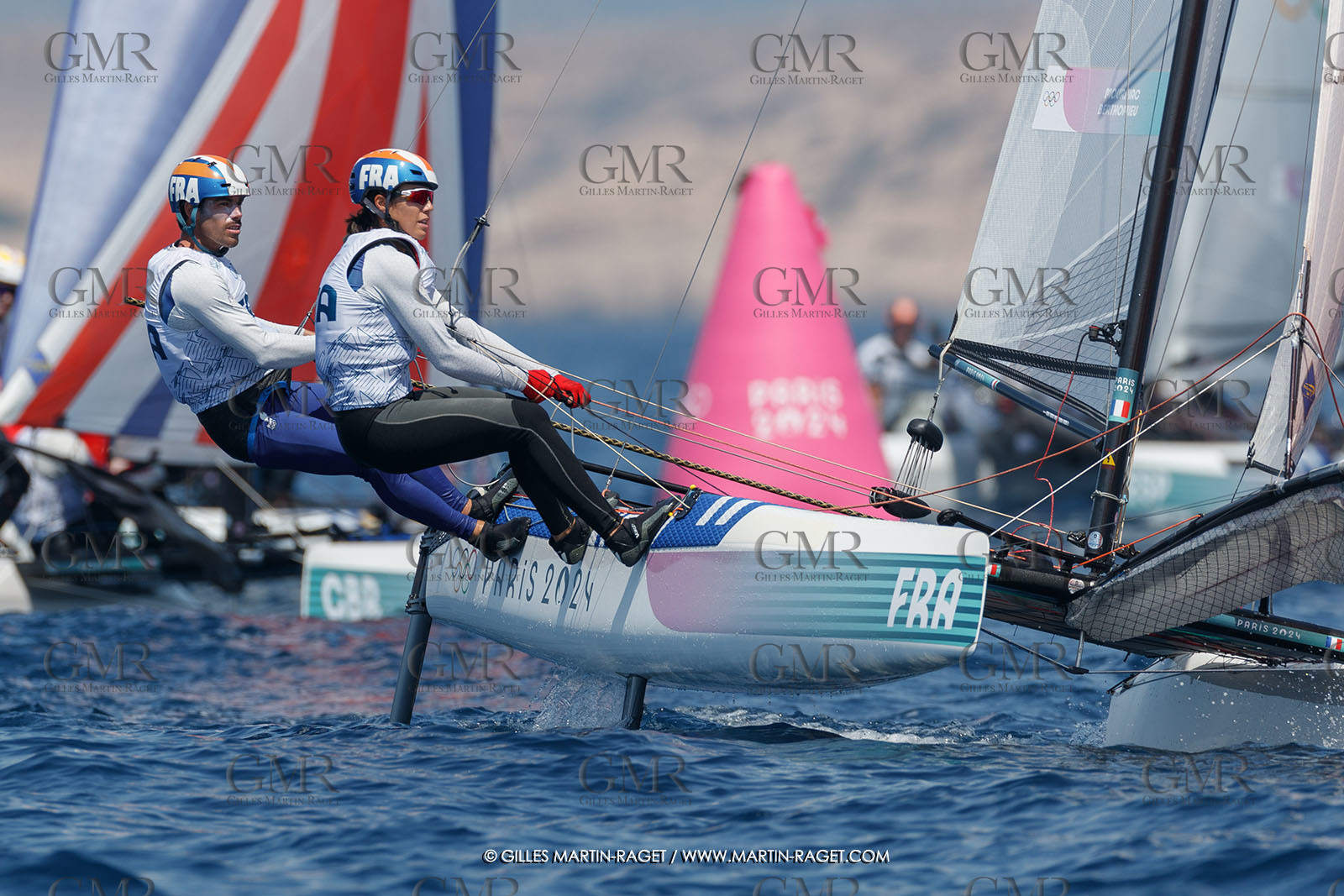 06 08 2024, Marseille (FRA), Paris 2024 Olympic Games, Sailing, Race Day 9