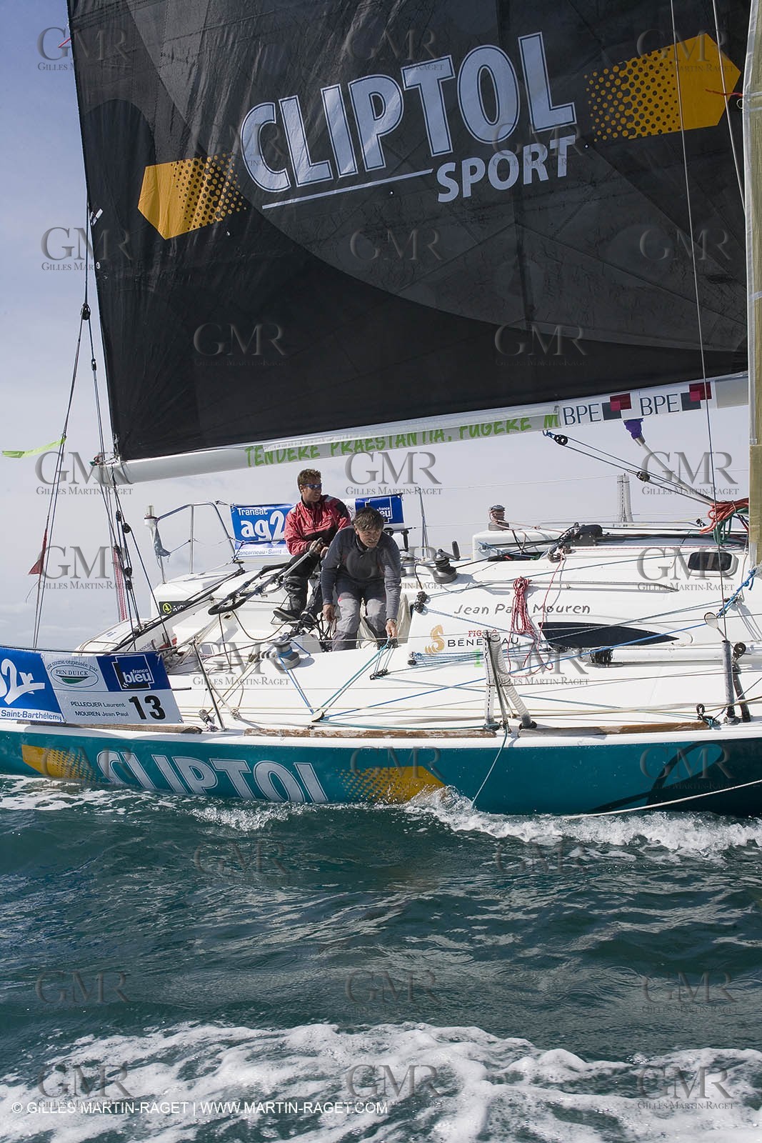 27 03 08- La Grande Motte- (FRA,34) Transat AG2R 2008- Jean-Paul Mouren- Laurent Pellecuer
