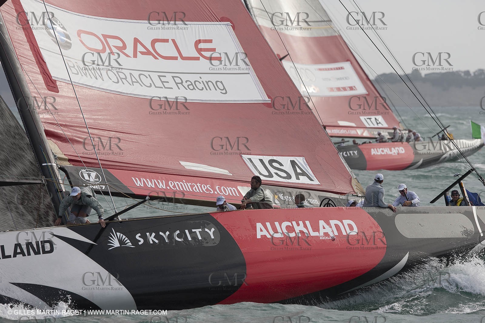05 02 2009 - Auckland (NZL) -  Louis Vuitton Pacific Series -  Racing Day 4 - Round Robin 2