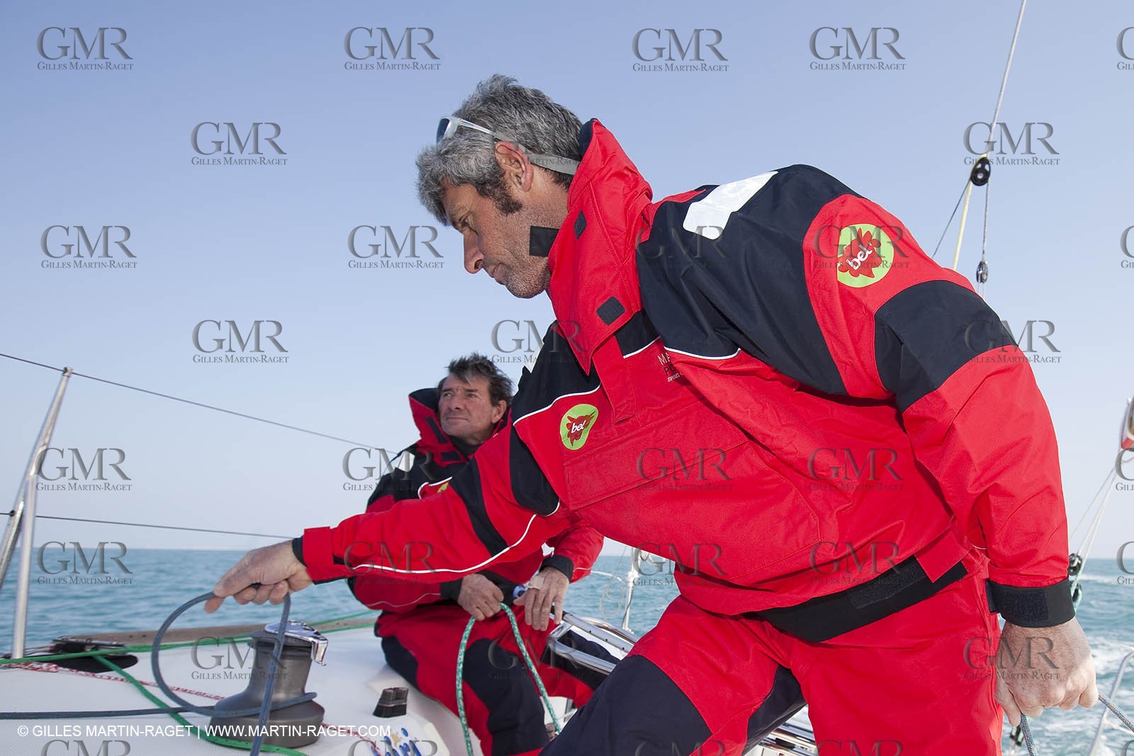 13 03 2010 -  La Grande Motte   Port Camargue (FRA) - Groupe Bel - Kito de Pavant   Sebastien Audigane training for Transat AG2R