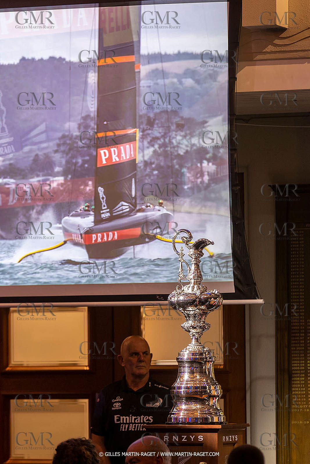 19 03 2021, Auckland (ZL), 36th America's Cup, America's Cup Hall of Fame, Peter J. Mongtgomery and Ed Baird induction at the Royal New Zealand Yacht Squadron