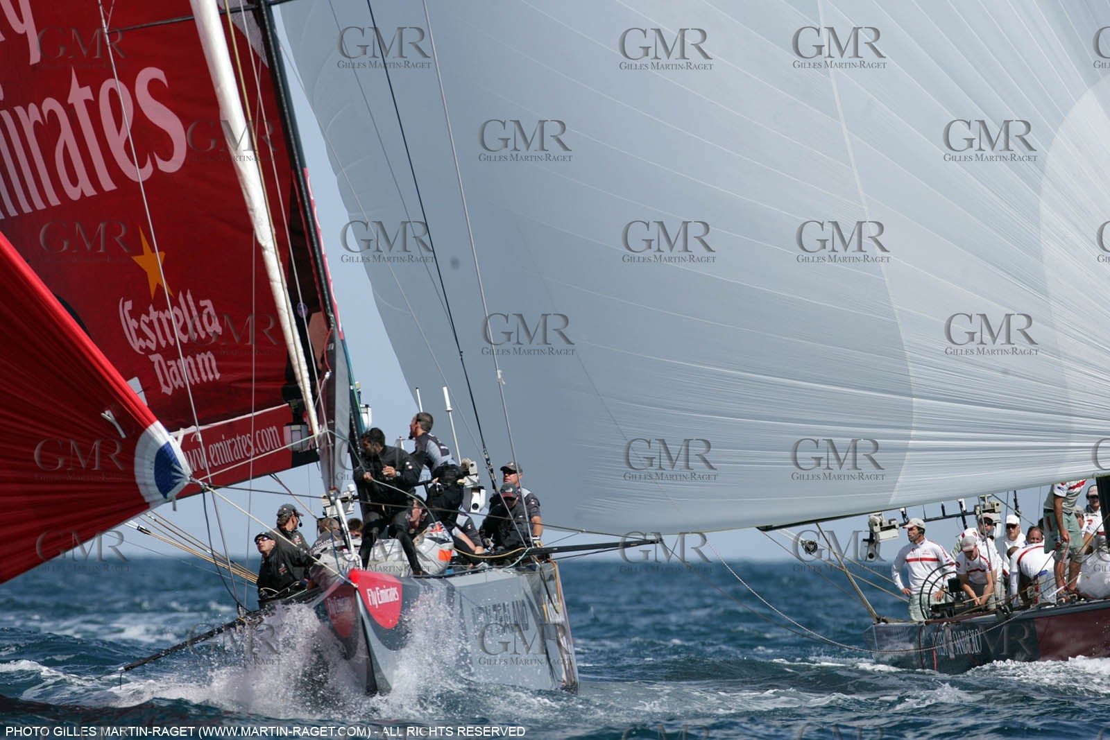 01 06 2007-Valencia (Spain)- 32nd America's Cup - Louis Vuitton Cup Final - Day 1