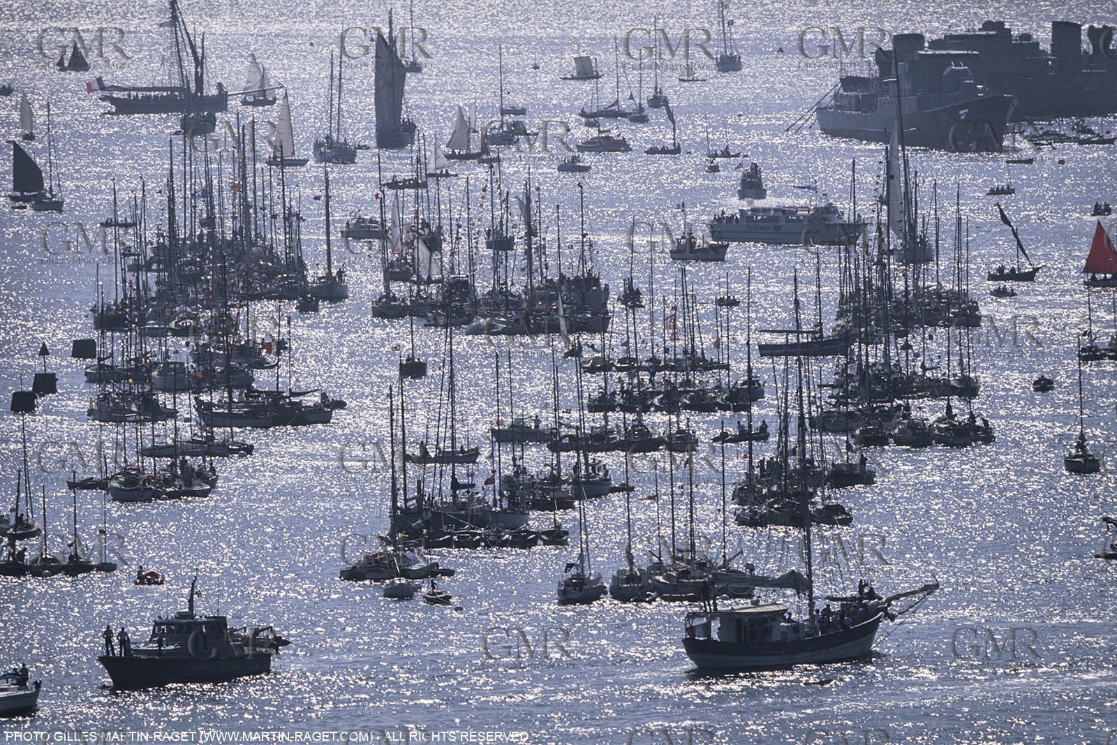 Sailing, shore and dock ambiances, Brest Old rigs gathering