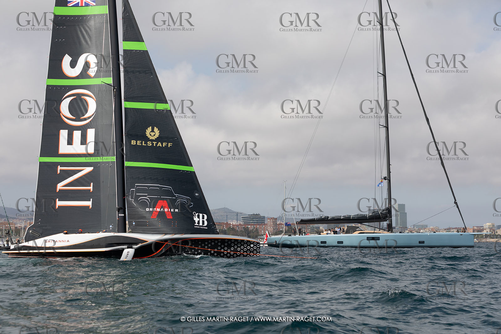 13 10 2024, Barcelona (ESP), Louis Vuitton 37th America's Cup, Final Match, Race Day 2