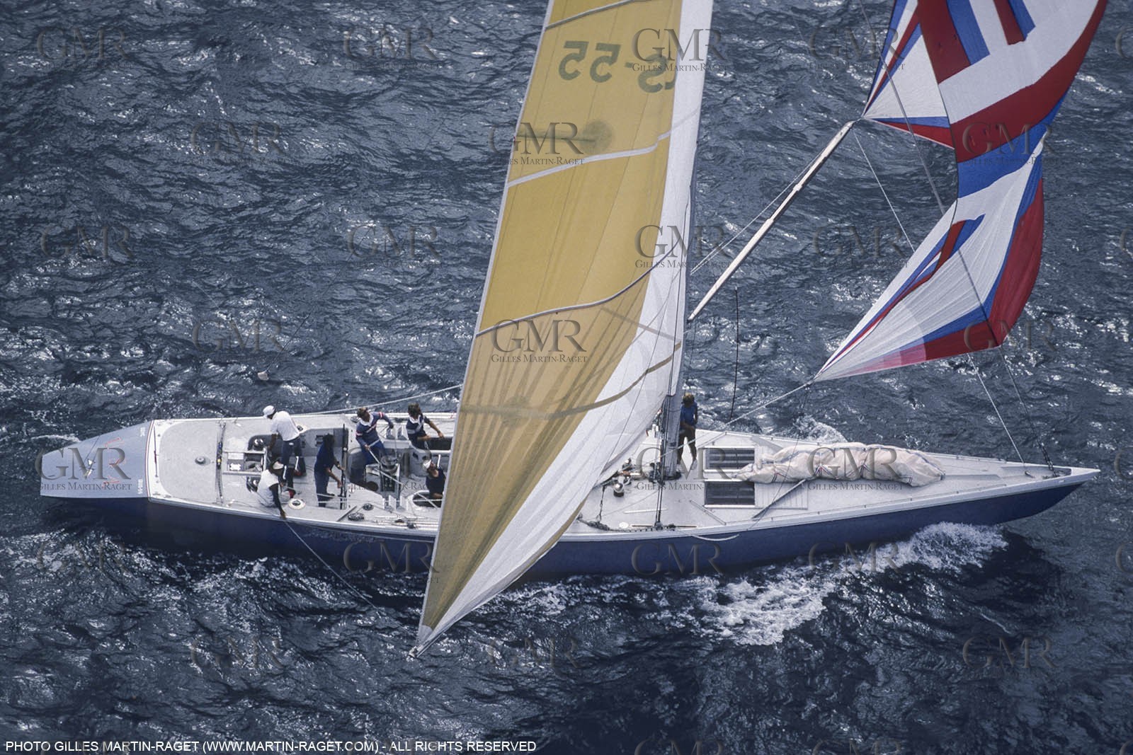 Sailing, Yacht Racing, 26th America's Cup Fremantle 1987, Stars and Stripes