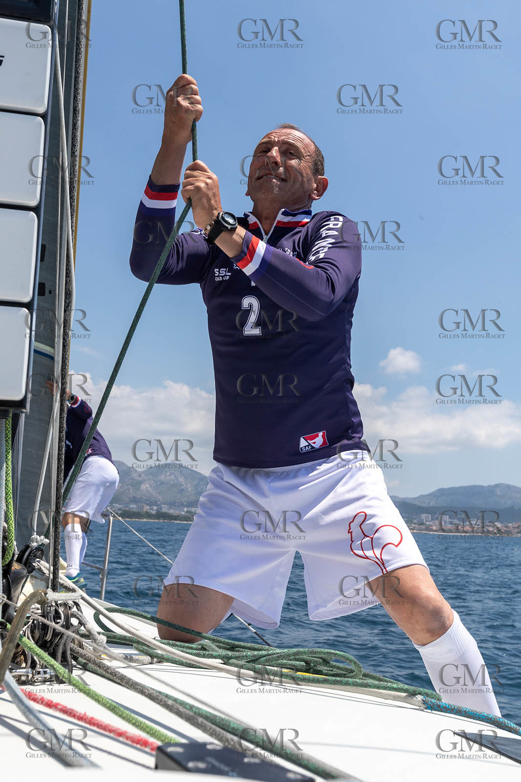 07 06 2021, Marseille (FRA,13), SSL Team France, Entraînement à bord de Tonerre de Glenn
