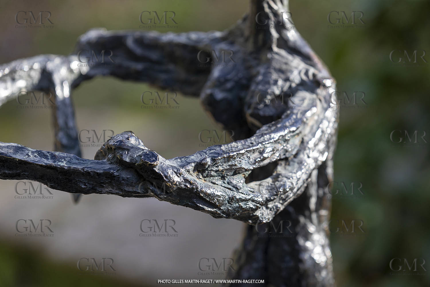 19 02 2020, St Rémy de Provence (FRA,13), Oeuvre de Germaine Richier, Le Sablier III 1953, Bronze patiné foncé, Epreuve d'exposition, 68,5 x 31 x 28 cm, collection particulière