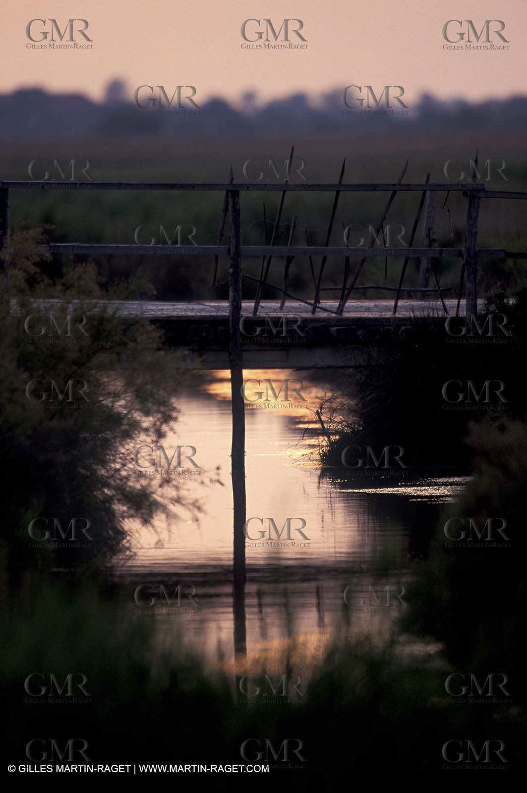 Camargue small channel