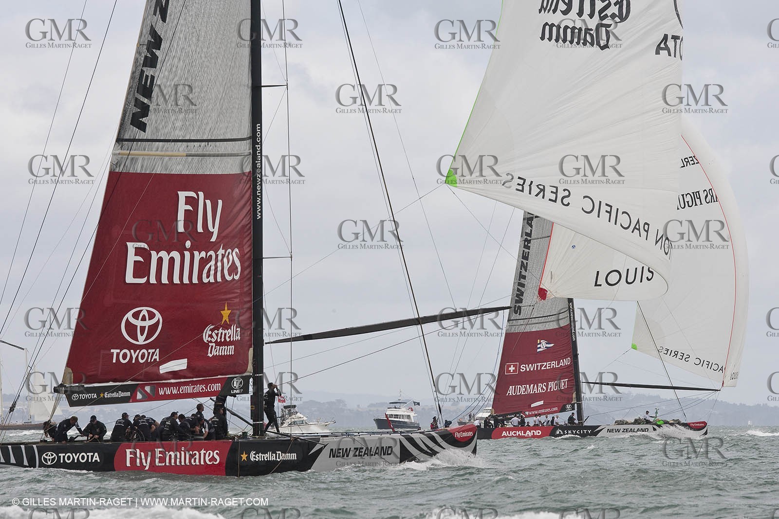 12 02 2009 - Auckland (NZL) -  Louis Vuitton Pacific Series -  Racing Day 12 - Challenger final