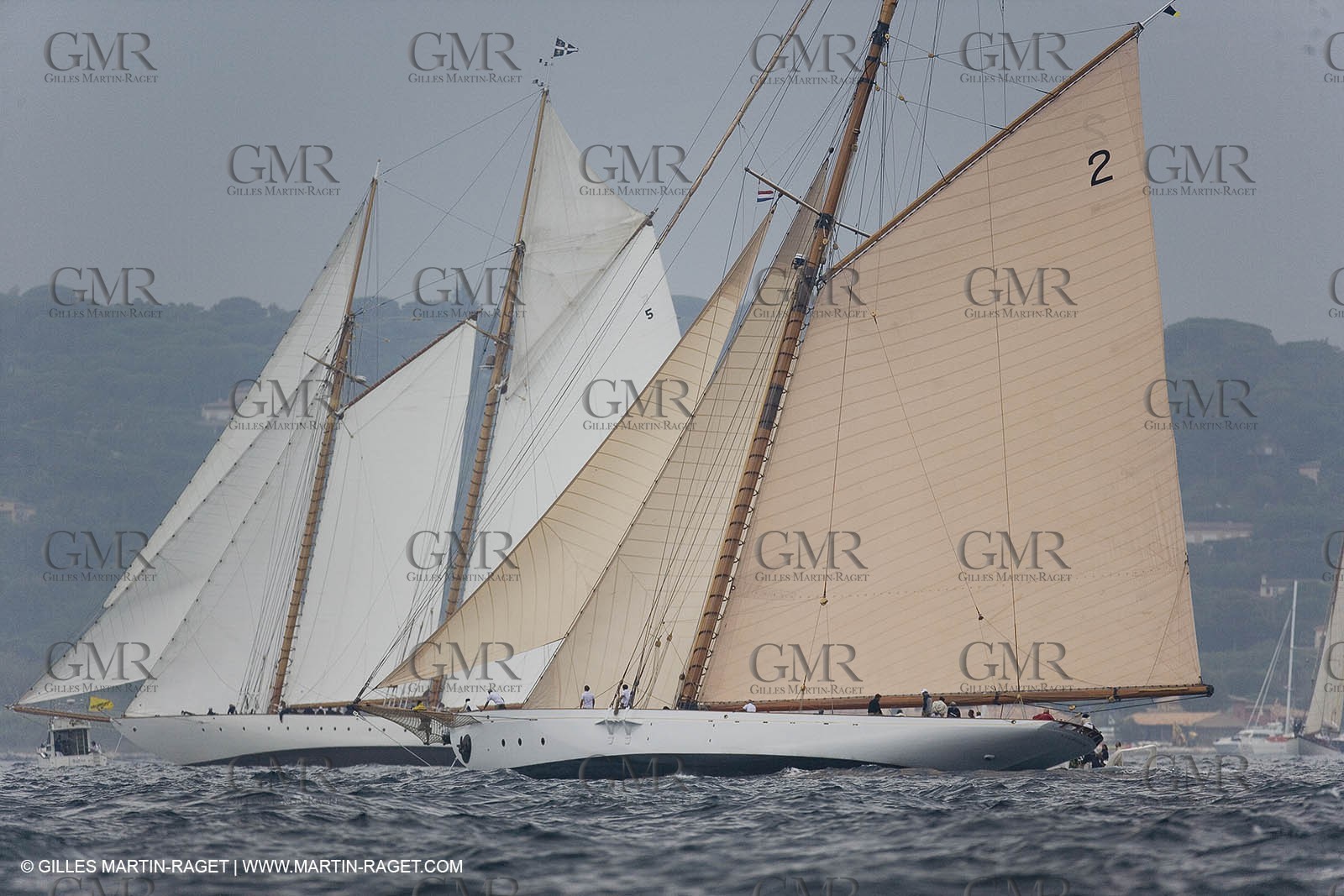Sailing, Classic yachts, Voiles de Saint-Tropez 2006