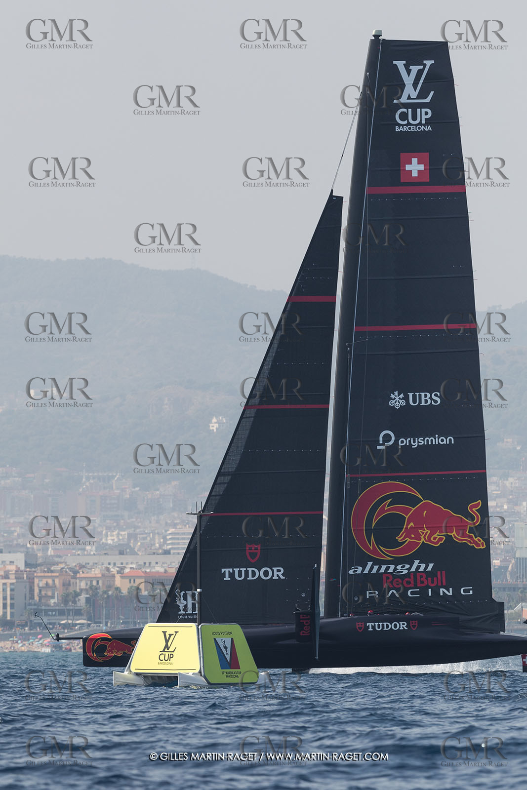 24 08 2024, Barcelona (ESP), Louis Vuitton 37th America's Cup, Louis Vuitton Prelilinary Regatta, Race Day 3