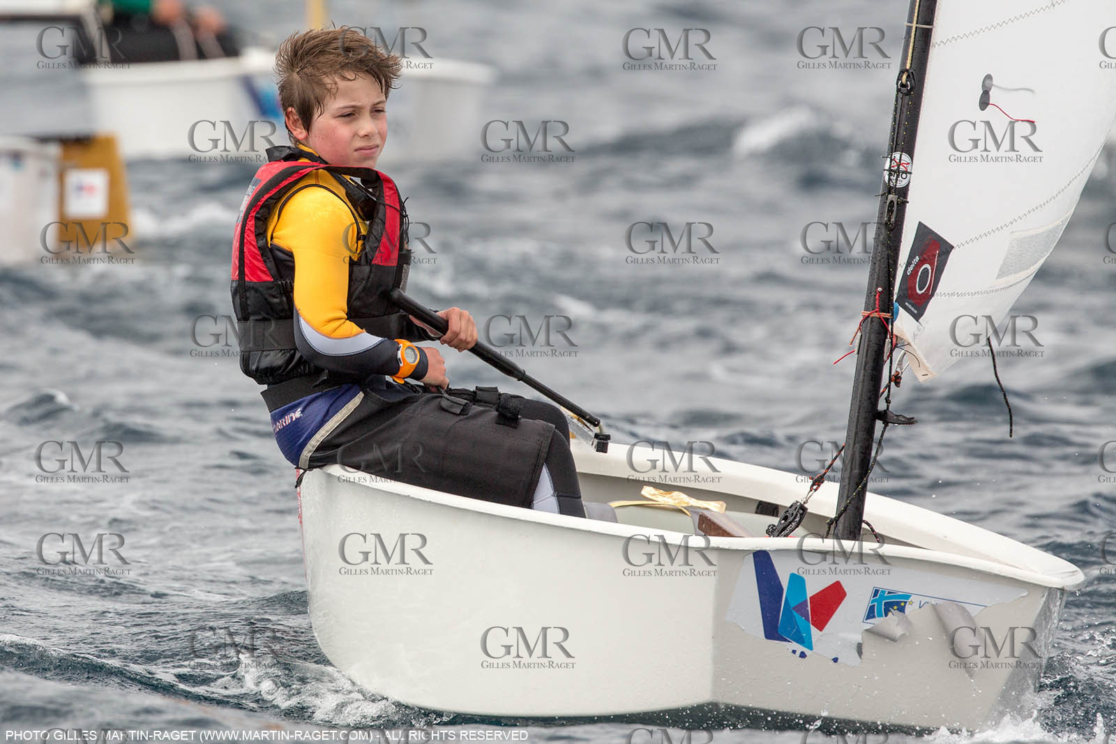 15 04 2016, Marseille (FRA,13), SNIM Dériveurs, Coupe Internationale de Printemps Optimist, Final Day