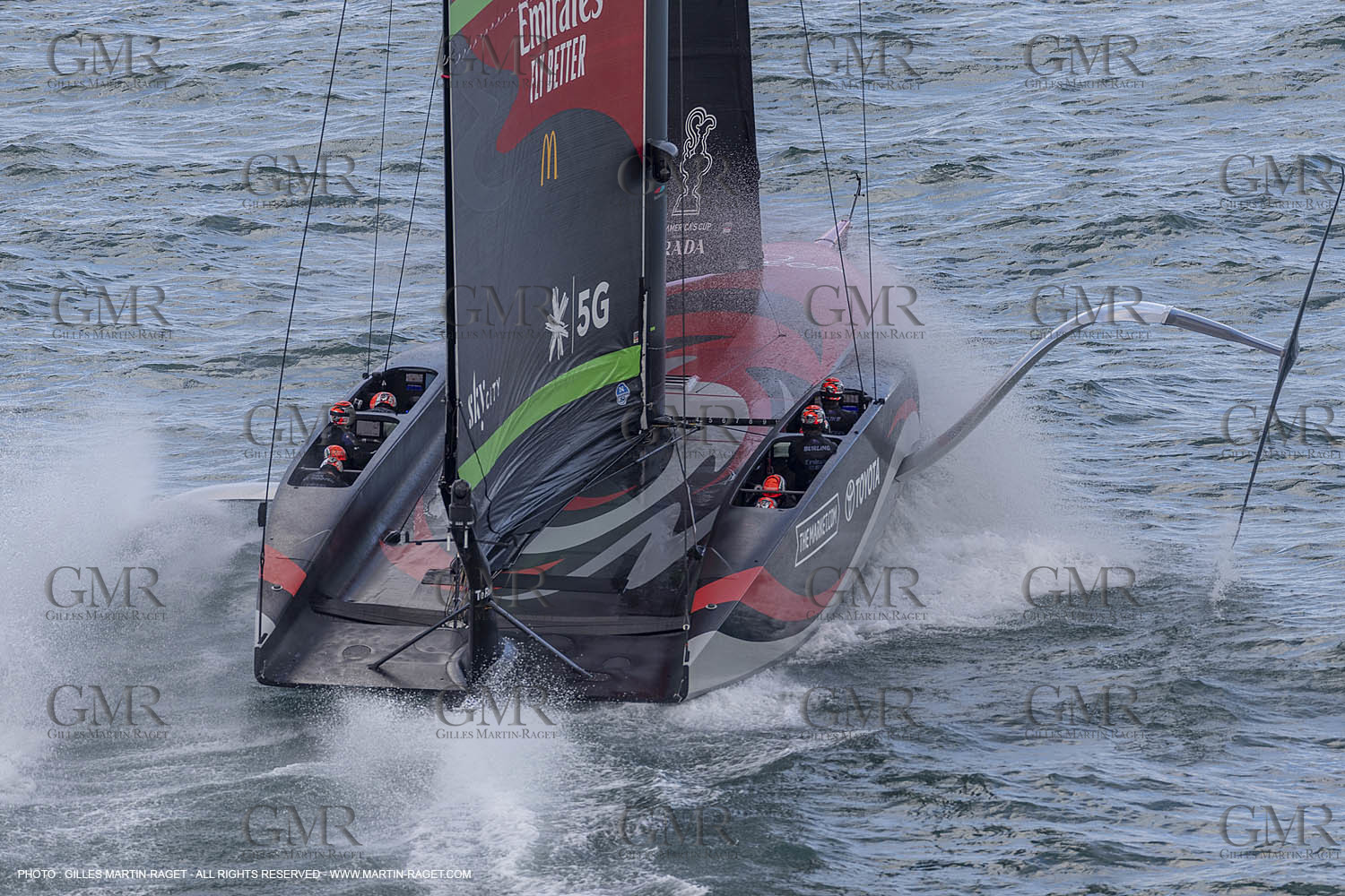 10 12 2020 - Auckland (NZL) - 36th America's Cup - Practice Sessions - Day 2 - Emirates Team New Zealand