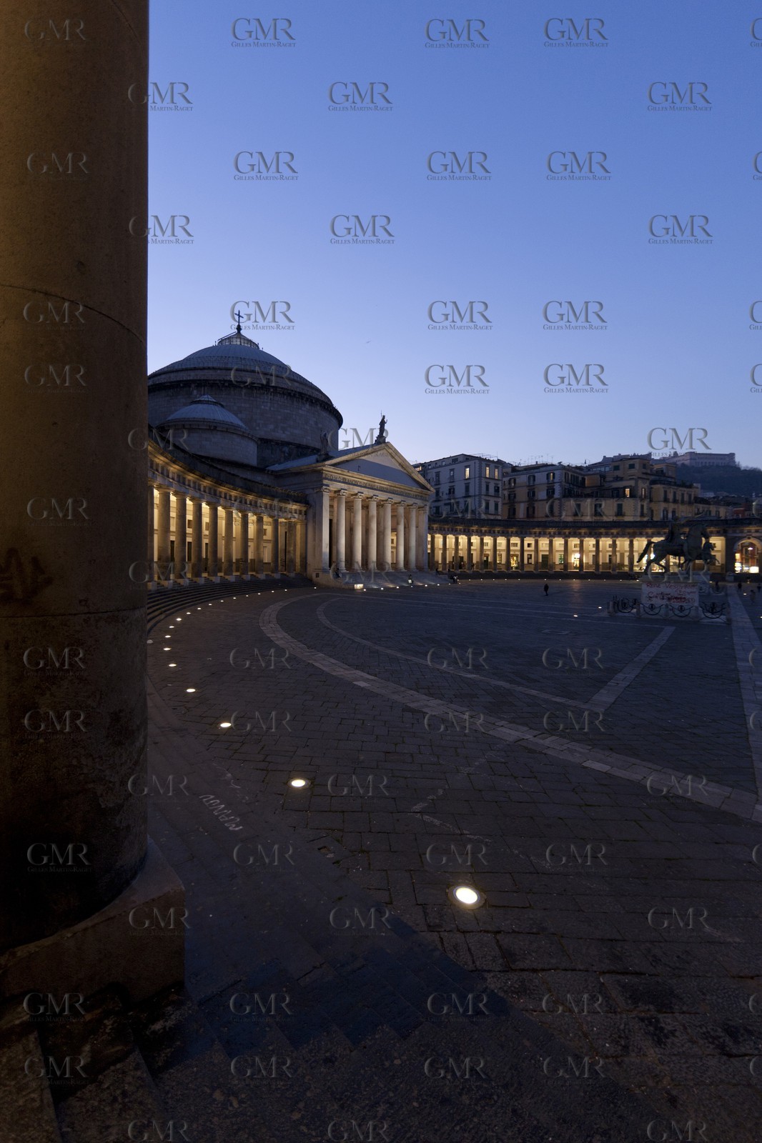 24 02 2012 - Naples (ITA) - 34th America's Cup - America's Cup World Series Naples 2012 - Naples Preview - Basilico San Francesco di Paola - Piazza Plebiscito
