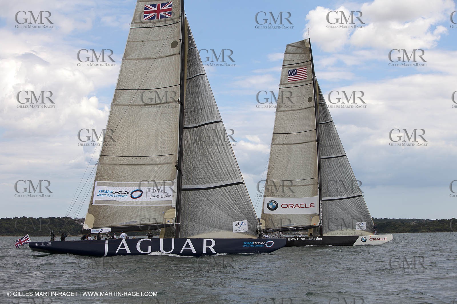 02 08 2010 - Cowes (UK, IOW) - The 1851 Cup -  BMW ORACLE Racing - Training Day.