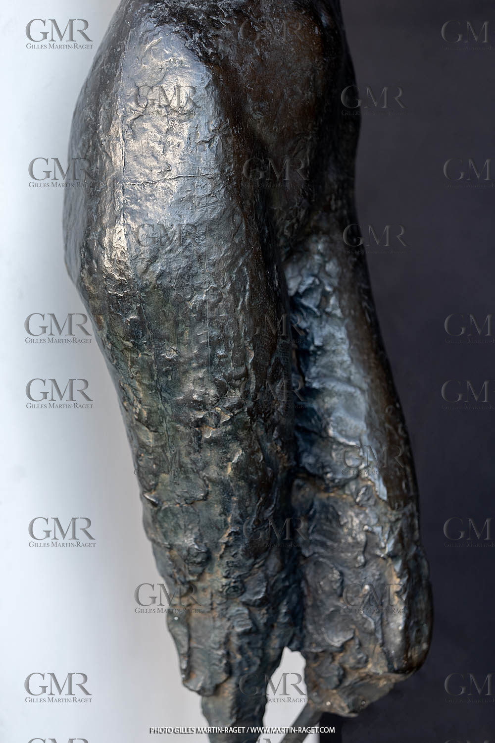 05 01 2023, Arles (FRA, 13), Oeuvre de Germaine Richier, Torse II, 1941, Epreuve d'exposition