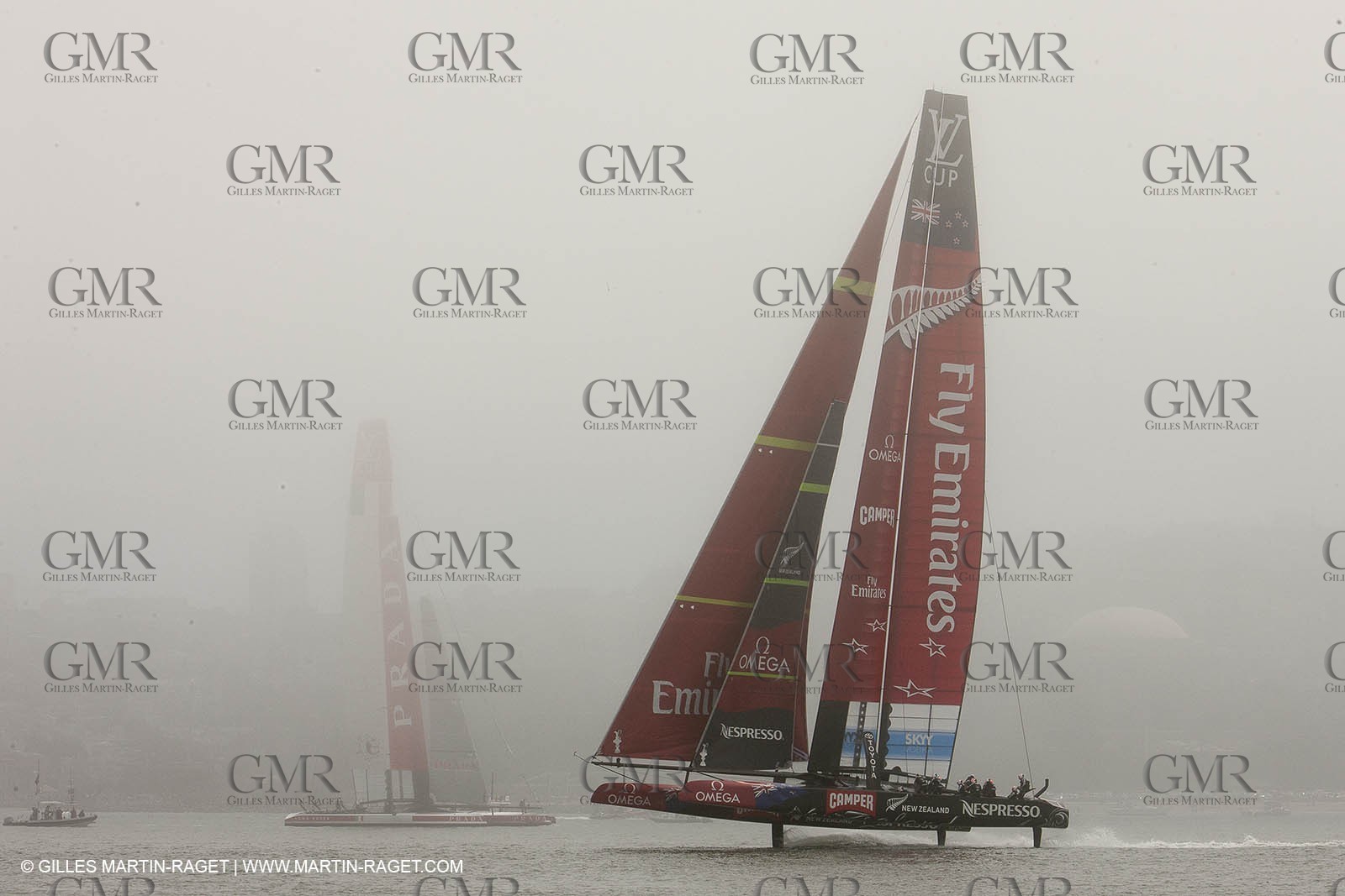 25 08 2013 - San Francisco (USA,CA) - 34th America's Cup - Louis Vuitton Cup Final, Day 7, Emirates Team New Zealand Vs Luna Rossa