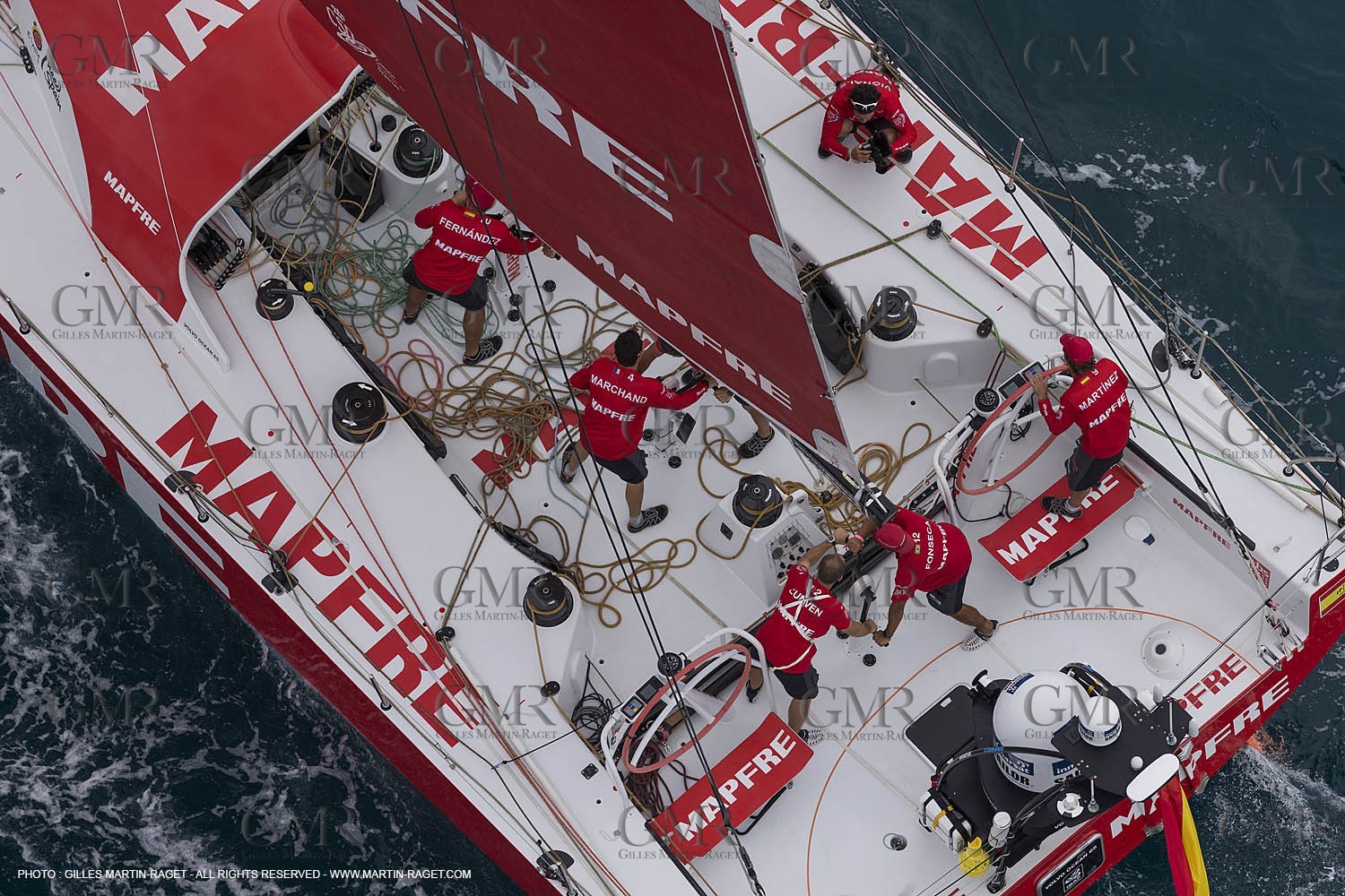 11 10 2014, Alicante (ESP), Volvo Ocean Race 2014-15, Team Alvimedica