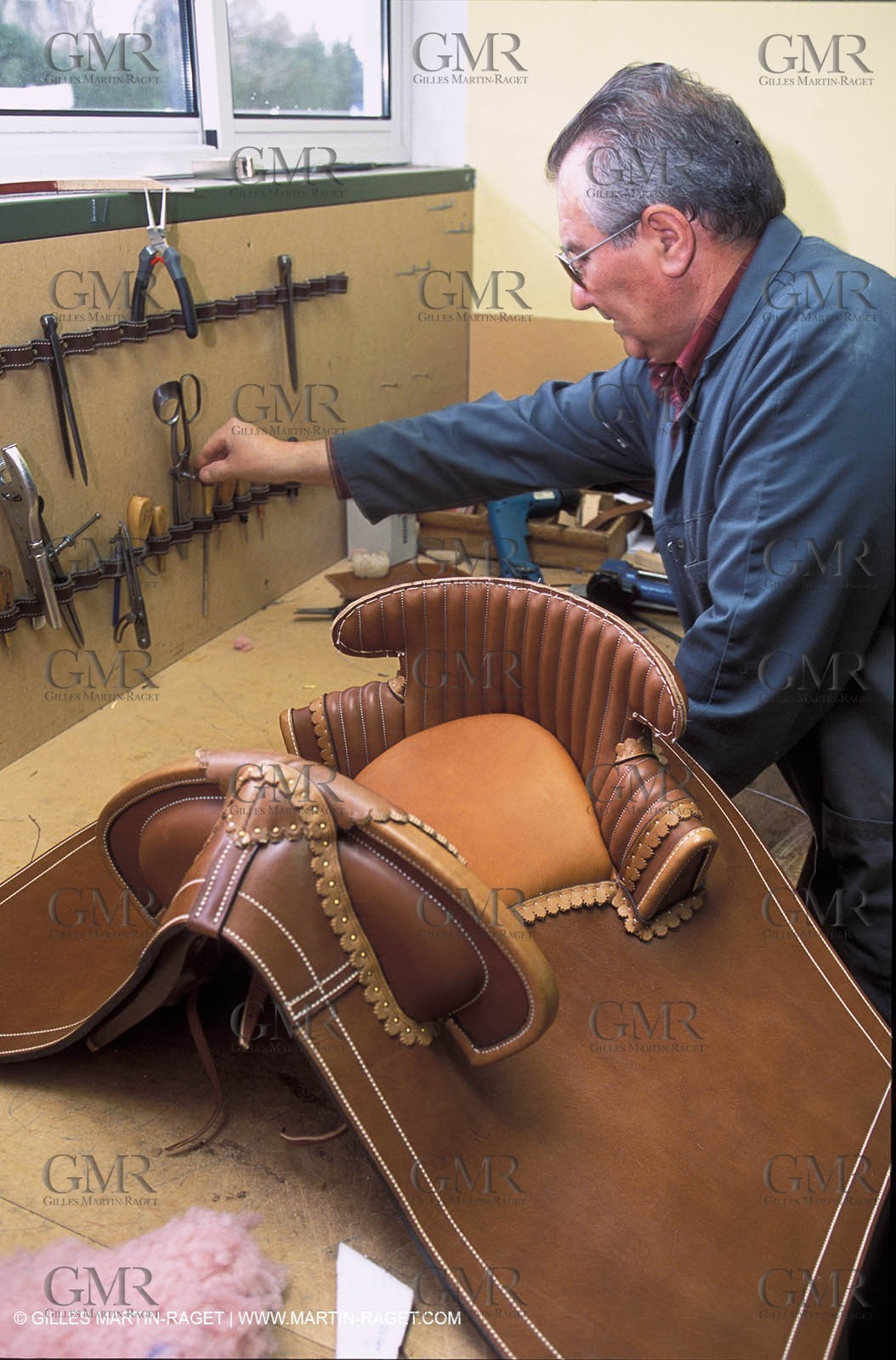 Camargue saddle making