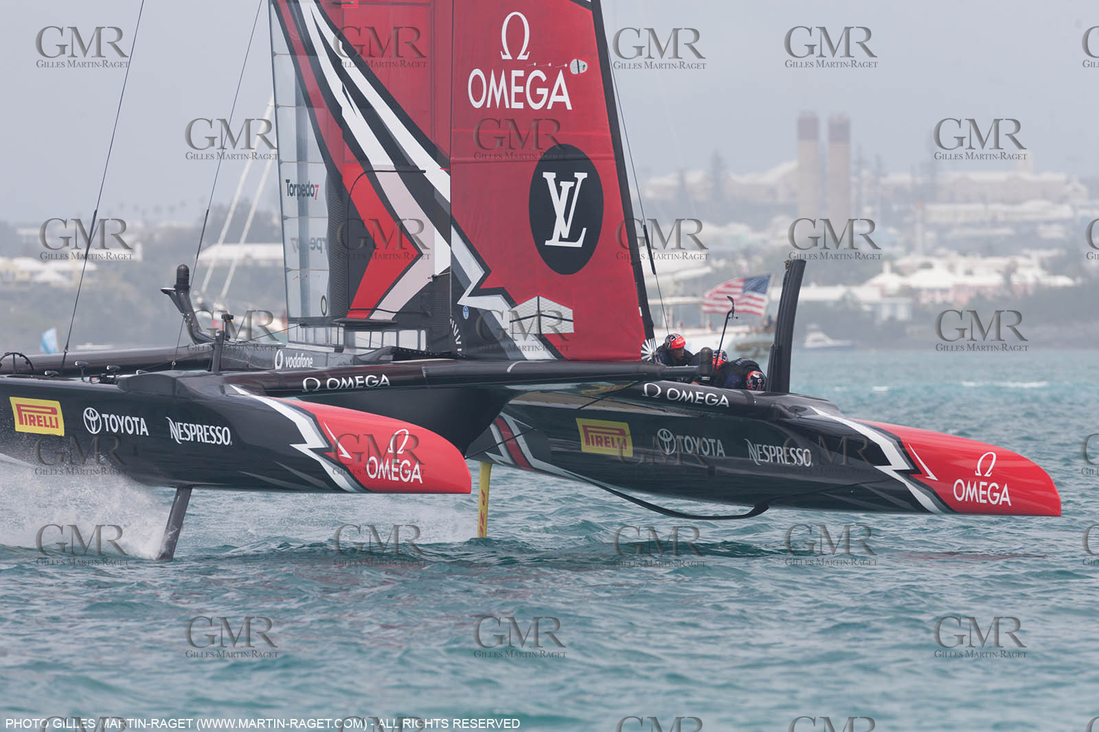 08 06 2017 - Bermuda (BDA) - 35th America's Cup Bermuda 2017 - Louis Vuitton America's Cup Playoffs semi-finals, Day 5