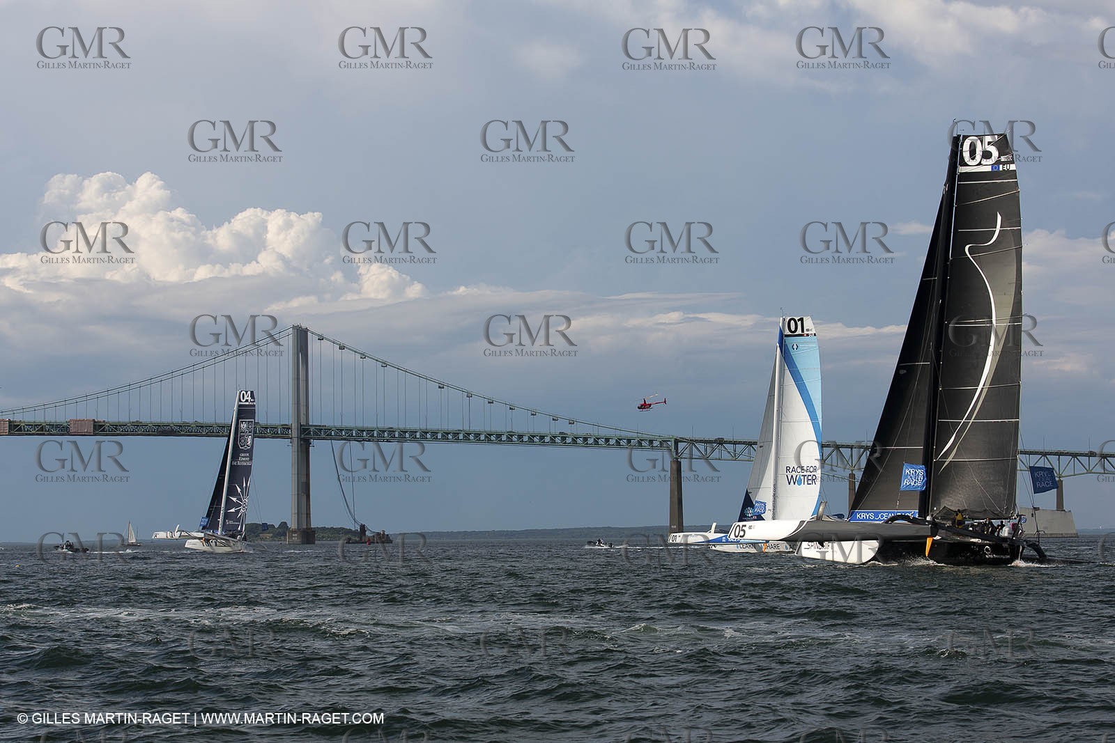02 07 2012 - Newport (RI) -start of the Krys Ocean Race pre-event sailed between Newport and New York