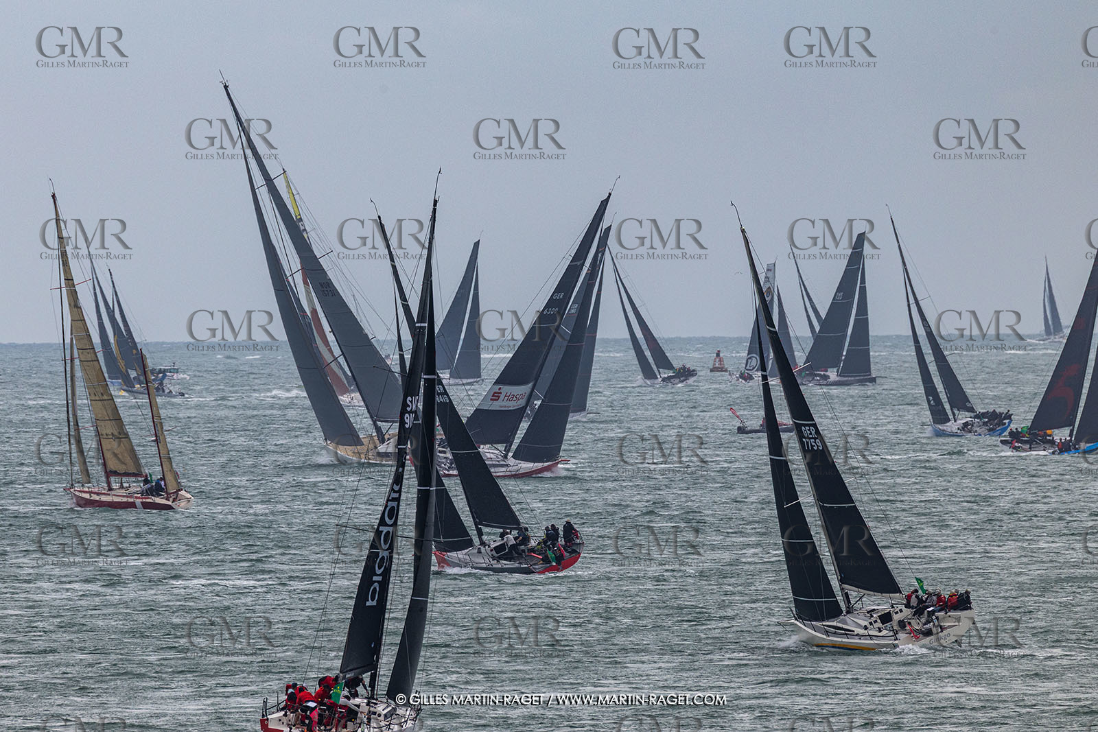26 07 2025, Cowes (UK, IOW), Admiral's Cup 2025, Rolex Fastnet Race start,