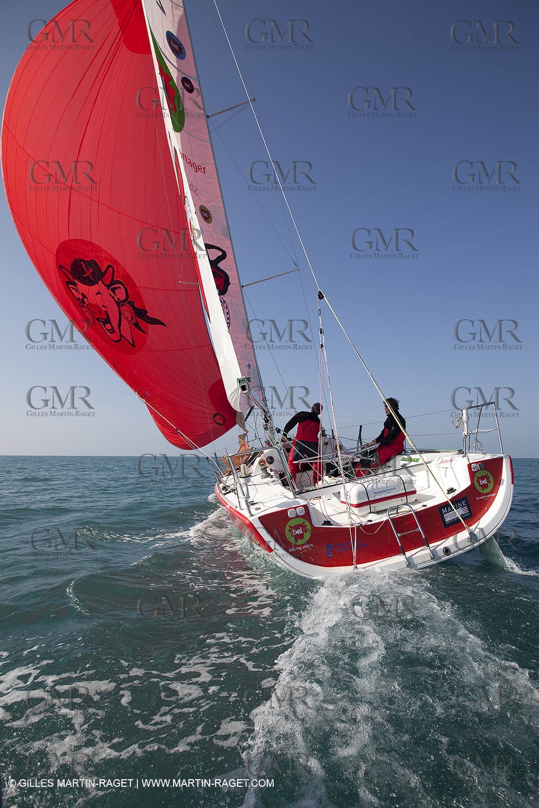 13 03 2010 -  La Grande Motte   Port Camargue (FRA) - Groupe Bel - Kito de Pavant   Sebastien Audigane training for Transat AG2R