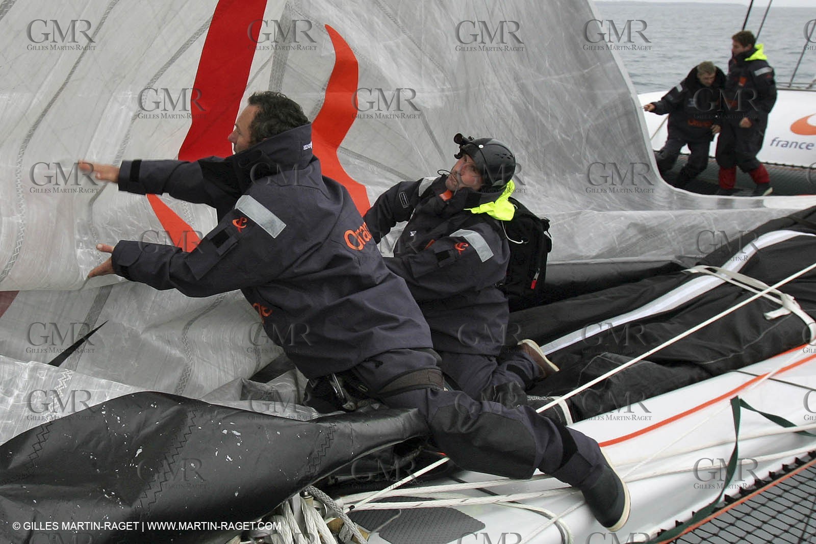 Orange II - Jules Verne Trophy 2005 - Traning Lorient