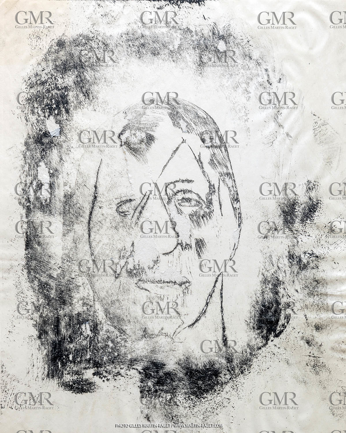 12 07 2020, St Rémy de Provence (FRA, 13) Oeuvre Germaine Richier, gravure