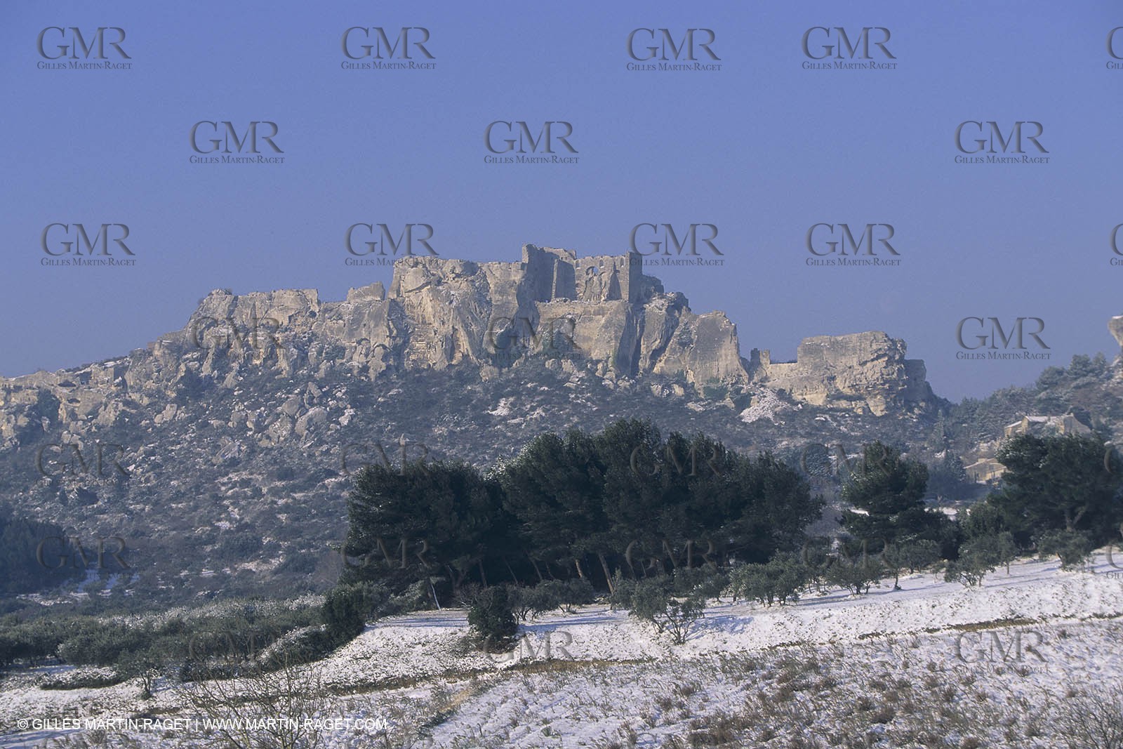 France, Provence, paysage des Alpilles, Alpilles landscapes