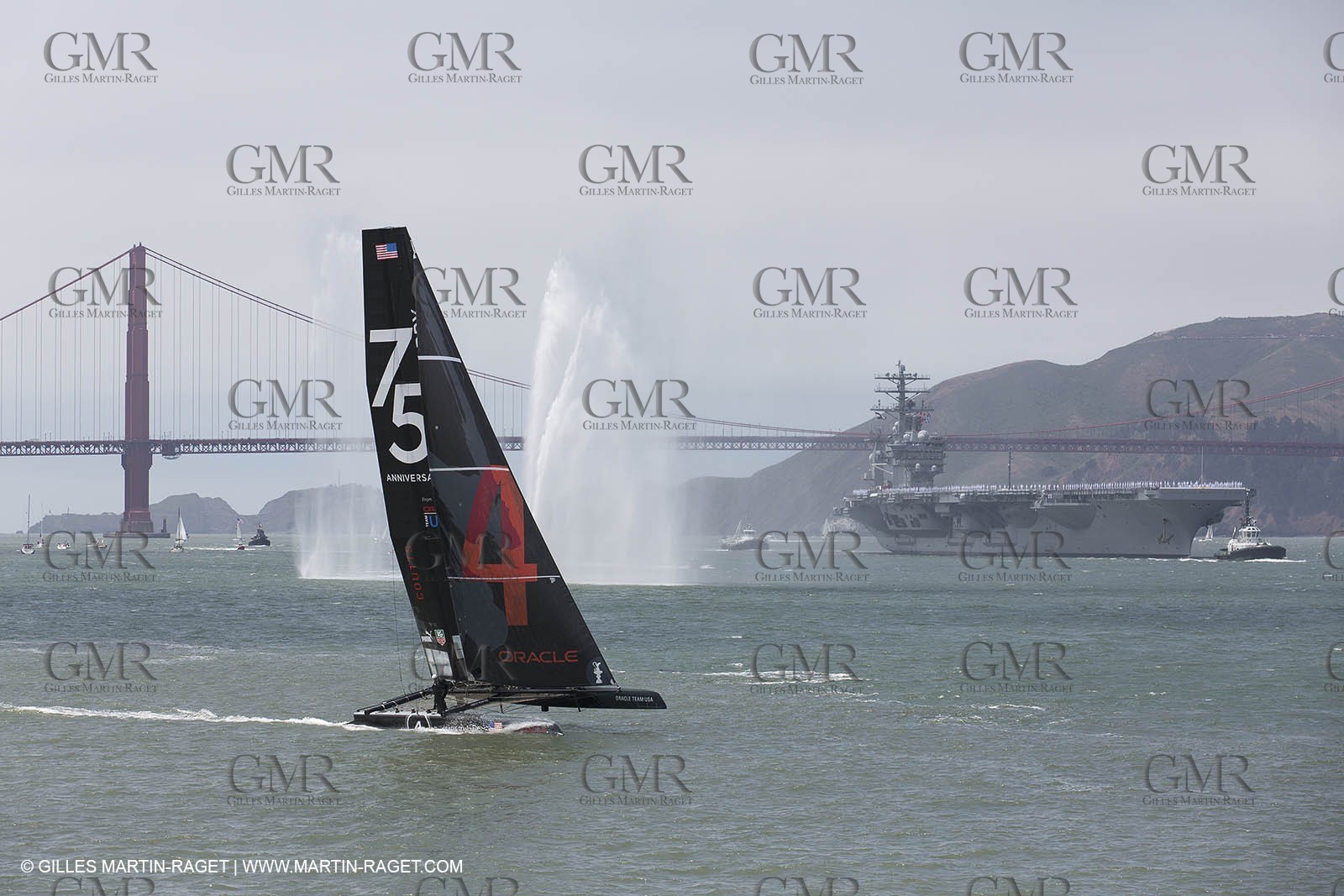 27 05 2012 - San Francisco (USA,CA) - 34th Americas's Cup - America's Cup celebrates the Golden Gate Bridge 75th Anniversary